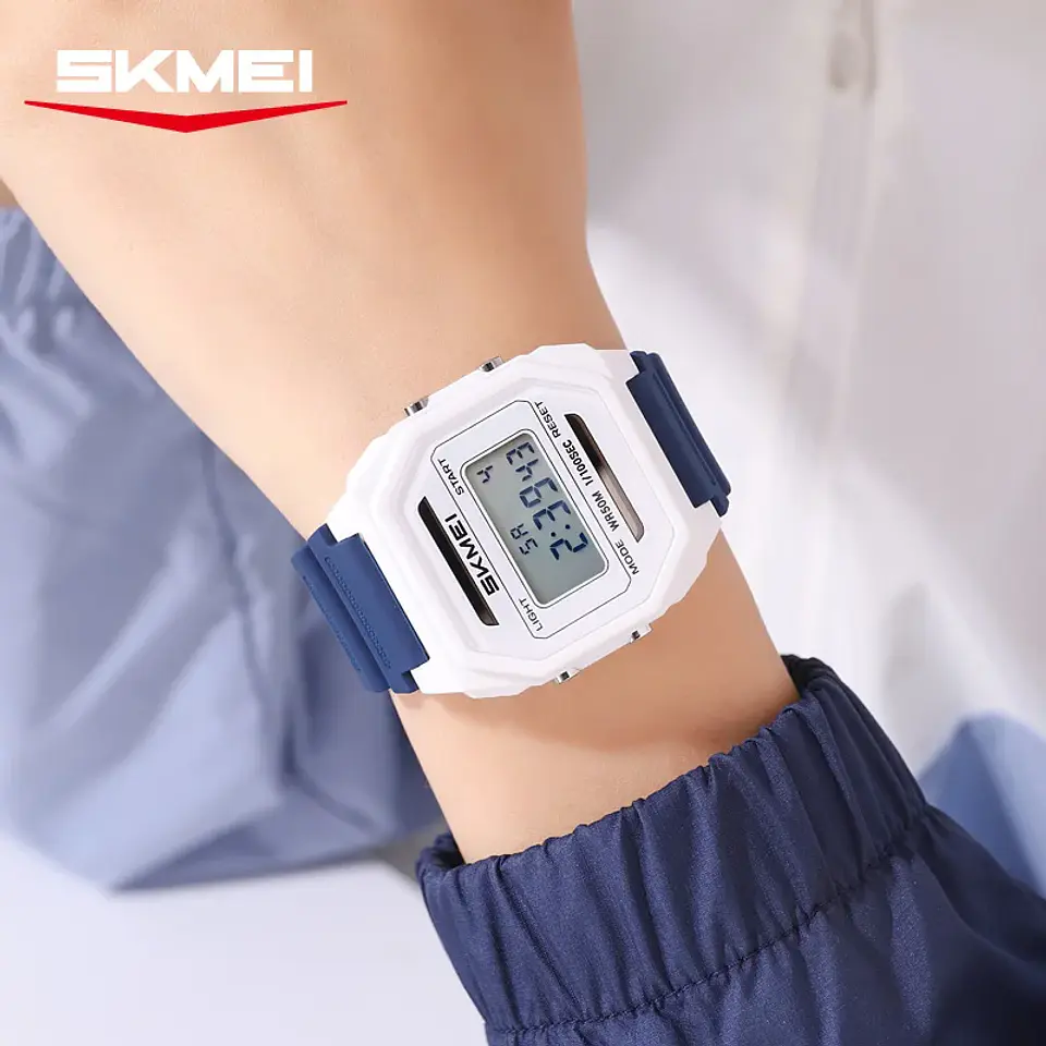 Relojes SKMEI 2640 digitales con energía Solar para hombres y mujeres, relojes deportivos impermeables electrónicos para hombre, Reloj militar para niño, Reloj para Hombre 4