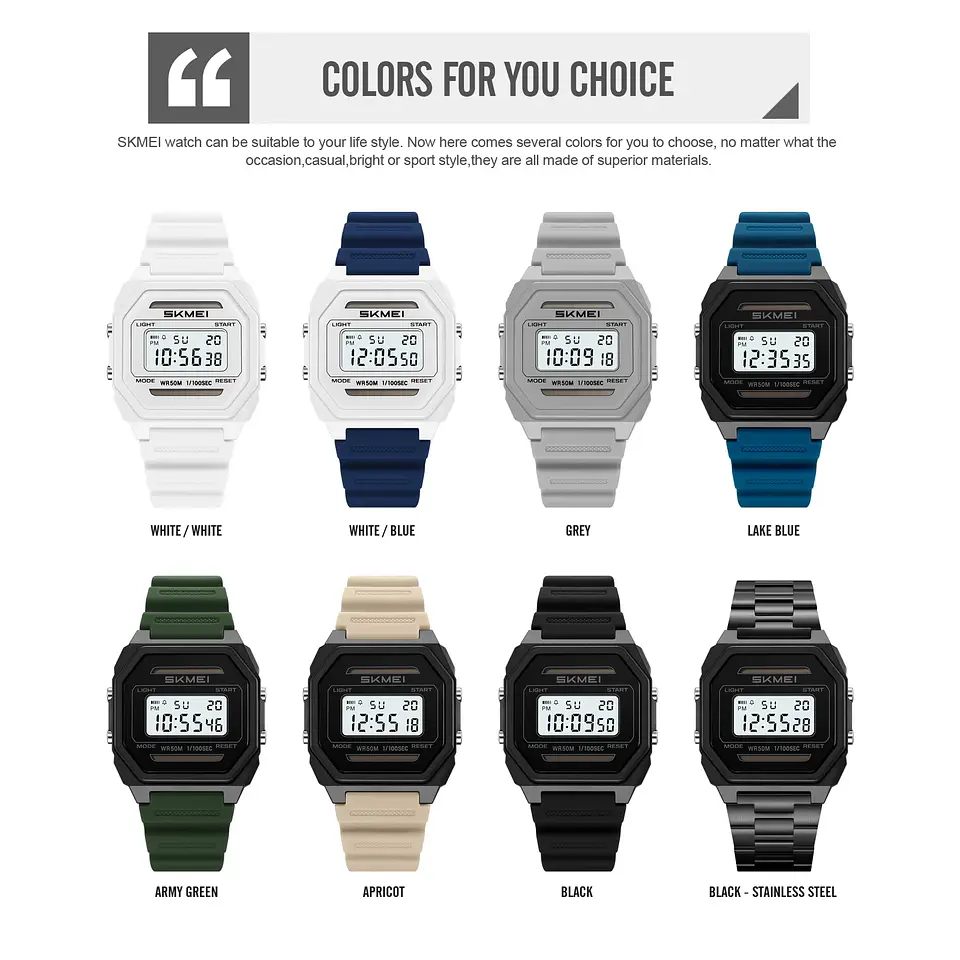 Relojes SKMEI 2640 digitales con energía Solar para hombres y mujeres, relojes deportivos impermeables electrónicos para hombre, Reloj militar para niño, Reloj para Hombre 5