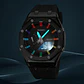 Reloj SKMEI 2100 resistente al agua para hombre, cronómetro de cuenta atrás, luz Led, reloj de pulsera con movimiento electrónico, reloj despertador de 5 horas, relojes digitales - Miniatura 2