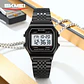 Reloj Digital SKMEI 2465 de lujo para hombre, reloj electrónico resistente al agua de acero inoxidable. - Miniatura 5
