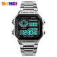 Reloj Digital SKMEI 1335 para Hombre, relojes de pulsera electrónicos cronógrafo impermeables deportivos Retro para Hombre, Reloj de acero inoxidable para Hombre - Miniatura 1