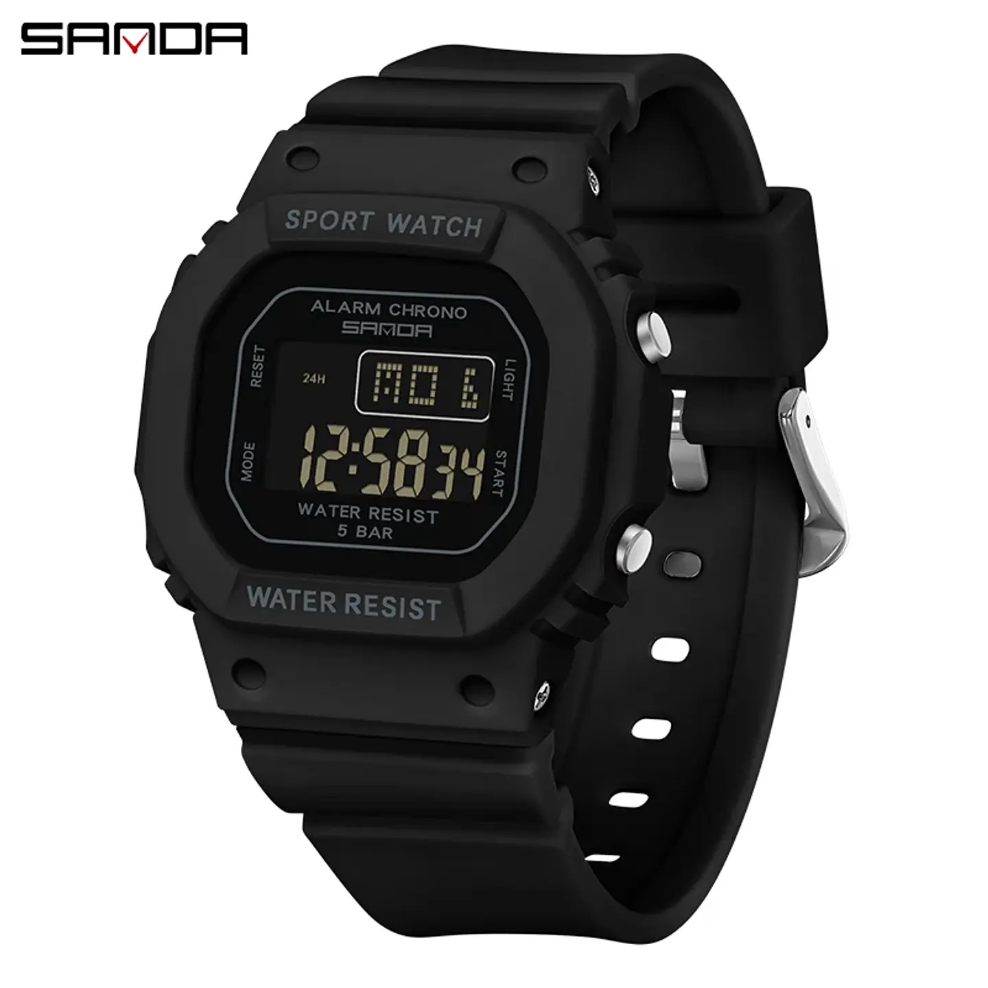 Reloj Digital LED SANDA para niños y niñas, reloj deportivo para niños, reloj electrónico resistente al agua, reloj de regalo informal para niños al aire libre 8