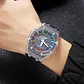 Reloj SKMEI 2100 resistente al agua para hombre, cronómetro de cuenta atrás, luz Led, reloj de pulsera con movimiento electrónico, reloj despertador de 5 horas, relojes digitales - Miniatura 4