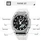 Reloj SKMEI 2100 resistente al agua para hombre, cronómetro de cuenta atrás, luz Led, reloj de pulsera con movimiento electrónico, reloj despertador de 5 horas, relojes digitales - Miniatura 5