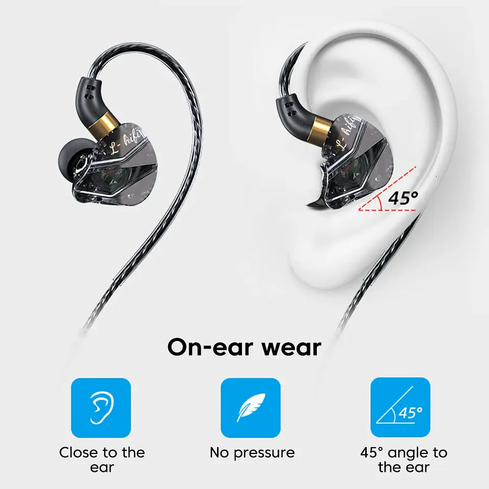 OLAF-auriculares HiFi tipo C para videojuegos, cascos con cable, manos libres, estéreo, graves, 3,5mm, deportivos, cancelación de ruido 5
