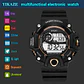 Reloj de pulsera electrónico deportivo a la moda para hombre, Esfera Grande, multifuncional, resistente al agua, alarma luminosa, reloj militar para niños y hombres - Miniatura 6