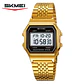 Reloj Digital SKMEI 2465 de lujo para hombre, reloj electrónico resistente al agua de acero inoxidable. - Miniatura 9