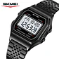 Reloj Digital SKMEI 2465 de lujo para hombre, reloj electrónico resistente al agua de acero inoxidable. - Miniatura 10