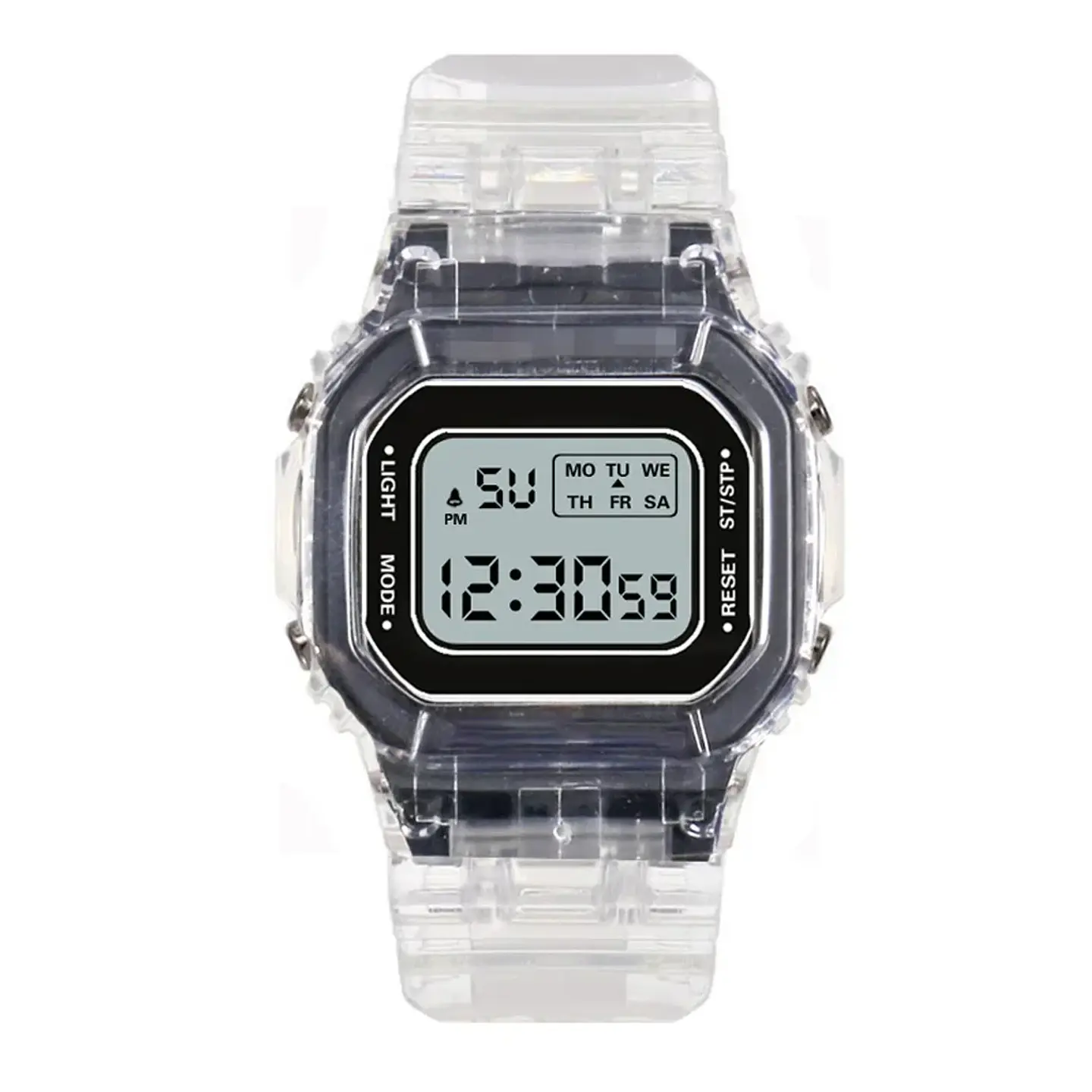 Reloj Digital LED con correa de acero similar a F91W para mujer, relojes militares deportivos Vintage, pulsera electrónica 9