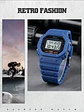 SKMEI 1628 relojes digitales de lujo para Hombre, relojes de pulsera electrónicos deportivos impermeables para Hombre, Reloj con luz trasera militar, Reloj 1988 para Hombre - Miniatura 16