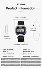Reloj Digital SYNOKE para estudiantes, reloj deportivo Unisex, reloj deportivo multifunción resistente al agua con LED luminoso, reloj clásico para hombres y mujeres - Miniatura 17