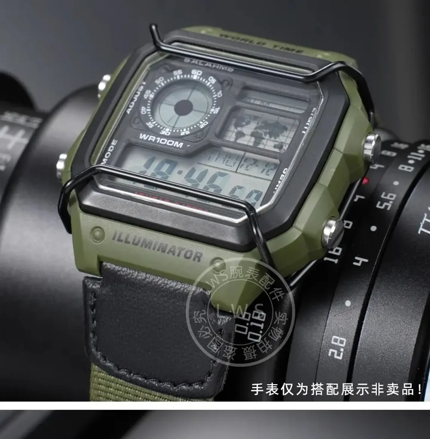 Protección para Casio AE1200 AE-1200WHD-1A AE1300 protector accesorios de parachoques de acero de alta calidad accesorios de reloj 17