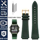 Correa de reloj Retro de cuero genuino para Casio AE1200 AE1300 A158W/A168 W-216H, correa de reloj Vintage, pulsera de boca convexa para hombre de 18MM - Miniatura 13