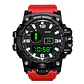 Reloj de pulsera electrónico deportivo a la moda para hombre, Esfera Grande, multifuncional, resistente al agua, alarma luminosa, reloj militar para niños y hombres - Miniatura 9