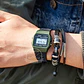 Reloj Casio para hombre, reloj de pulsera digital con correa de resina negra a la moda Retro, modelo F-91WM-3A - Miniatura 3