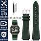 Correa de reloj Retro de cuero genuino para Casio AE1200 AE1300 A158W/A168 W-216H, correa de reloj Vintage, pulsera de boca convexa para hombre de 18MM - Miniatura 15