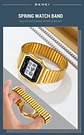 Reloj Digital SKMEI 2465 de lujo para hombre, reloj electrónico resistente al agua de acero inoxidable. - Miniatura 15