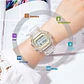 Reloj Digital LED con correa de acero similar a F91W para mujer, relojes militares deportivos Vintage, pulsera electrónica - Miniatura 13