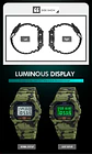 SKMEI 1628 relojes digitales de lujo para Hombre, relojes de pulsera electrónicos deportivos impermeables para Hombre, Reloj con luz trasera militar, Reloj 1988 para Hombre - Miniatura 22