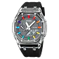 Reloj SKMEI 2100 resistente al agua para hombre, cronómetro de cuenta atrás, luz Led, reloj de pulsera con movimiento electrónico, reloj despertador de 5 horas, relojes digitales - Miniatura 9