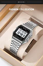 Reloj Digital SKMEI 2465 de lujo para hombre, reloj electrónico resistente al agua de acero inoxidable. - Miniatura 20