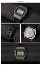 Reloj Casio para hombre, reloj de pulsera digital con correa de resina negra a la moda Retro, modelo F-91WM-3A - Miniatura 10