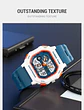 SKMEI 2641 Nuevo Reloj Digital Deportivo de Doble Pantalla para Hombre, Reloj Militar Electrónico Multifuncional a Prueba de Agua. - Miniatura 16