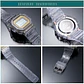 Reloj Digital LED con correa de acero similar a F91W para mujer, relojes militares deportivos Vintage, pulsera electrónica - Miniatura 17