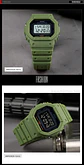 SKMEI 1628 relojes digitales de lujo para Hombre, relojes de pulsera electrónicos deportivos impermeables para Hombre, Reloj con luz trasera militar, Reloj 1988 para Hombre - Miniatura 27