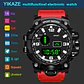 Reloj de pulsera electrónico deportivo a la moda para hombre, Esfera Grande, multifuncional, resistente al agua, alarma luminosa, reloj militar para niños y hombres - Miniatura 19