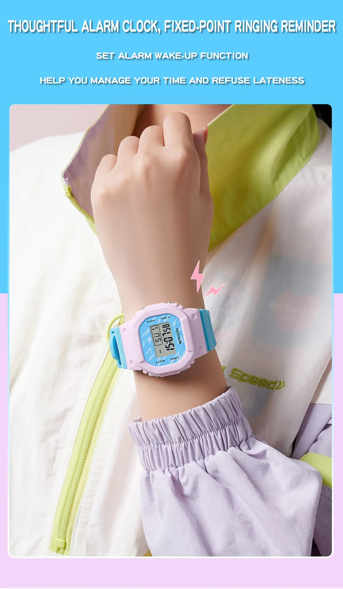 Reloj Digital LED SANDA para niños y niñas, reloj deportivo para niños, reloj electrónico resistente al agua, reloj de regalo informal para niños al aire libre 26