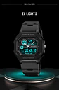 SKMEI 2641 Nuevo Reloj Digital Deportivo de Doble Pantalla para Hombre, Reloj Militar Electrónico Multifuncional a Prueba de Agua. - Miniatura 18