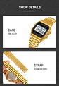 Reloj Digital SKMEI 2465 de lujo para hombre, reloj electrónico resistente al agua de acero inoxidable. - Miniatura 26