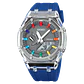 Reloj SKMEI 2100 resistente al agua para hombre, cronómetro de cuenta atrás, luz Led, reloj de pulsera con movimiento electrónico, reloj despertador de 5 horas, relojes digitales - Miniatura 18