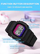 Reloj Digital LED SANDA para niños y niñas, reloj deportivo para niños, reloj electrónico resistente al agua, reloj de regalo informal para niños al aire libre - Miniatura 29