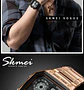 Reloj Digital SKMEI 1335 para Hombre, relojes de pulsera electrónicos cronógrafo impermeables deportivos Retro para Hombre, Reloj de acero inoxidable para Hombre - Miniatura 19