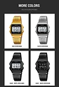 Reloj Digital SKMEI 2465 de lujo para hombre, reloj electrónico resistente al agua de acero inoxidable. - Miniatura 30