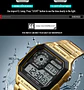 Reloj Digital SKMEI 1335 para Hombre, relojes de pulsera electrónicos cronógrafo impermeables deportivos Retro para Hombre, Reloj de acero inoxidable para Hombre - Miniatura 23