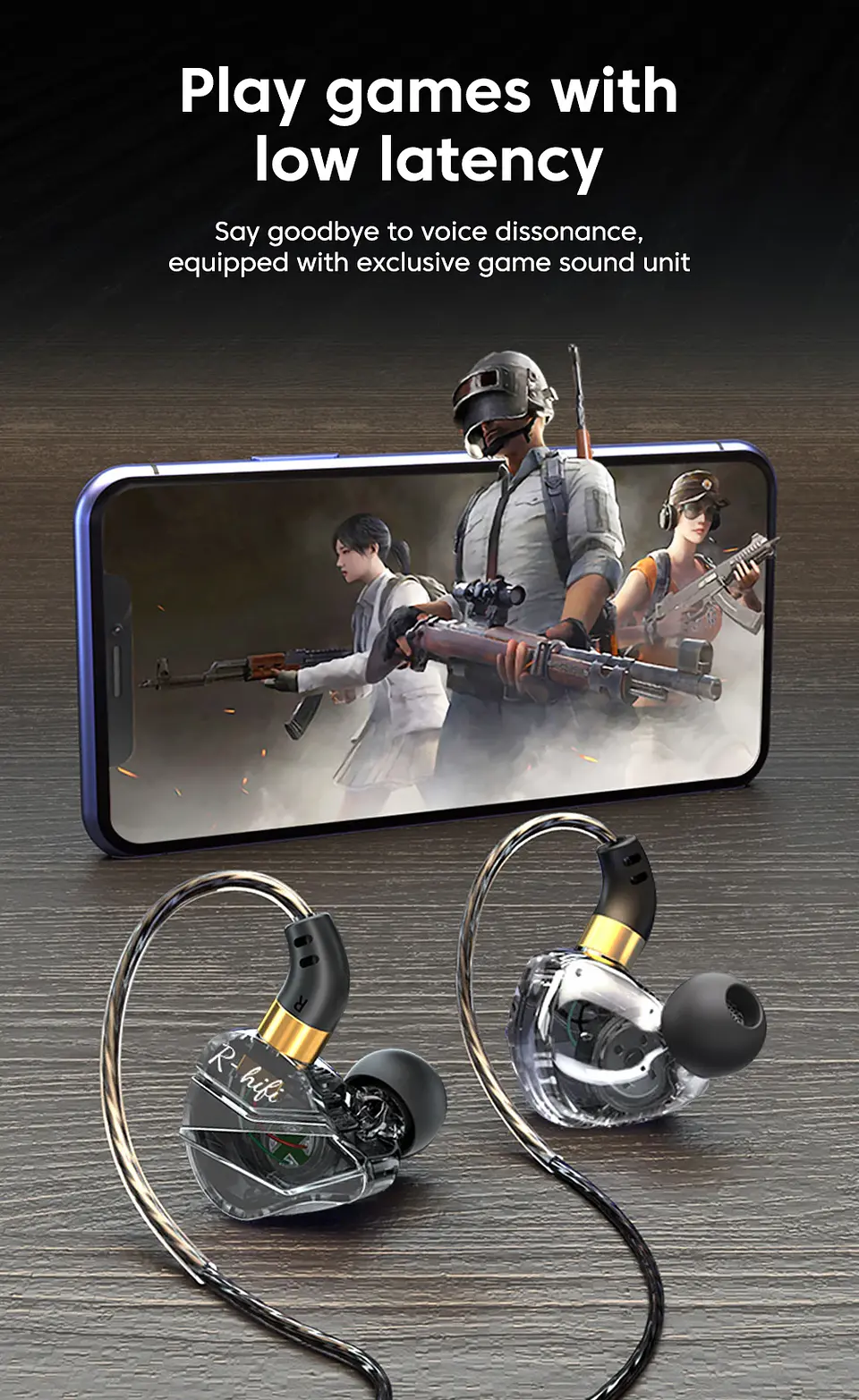 OLAF-auriculares HiFi tipo C para videojuegos, cascos con cable, manos libres, estéreo, graves, 3,5mm, deportivos, cancelación de ruido 19