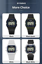 Reloj Digital SYNOKE para estudiantes, reloj deportivo Unisex, reloj deportivo multifunción resistente al agua con LED luminoso, reloj clásico para hombres y mujeres - Miniatura 28