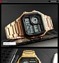 Reloj Digital SKMEI 1335 para Hombre, relojes de pulsera electrónicos cronógrafo impermeables deportivos Retro para Hombre, Reloj de acero inoxidable para Hombre - Miniatura 26