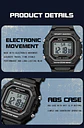 SANDA 2156 reloj de moda para hombre, relojes deportivos militares resistentes al agua, relojes de pulsera digitales Led con esfera grande del ejército, cronómetros para hombre - Miniatura 26