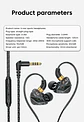 OLAF-auriculares HiFi tipo C para videojuegos, cascos con cable, manos libres, estéreo, graves, 3,5mm, deportivos, cancelación de ruido - Miniatura 21