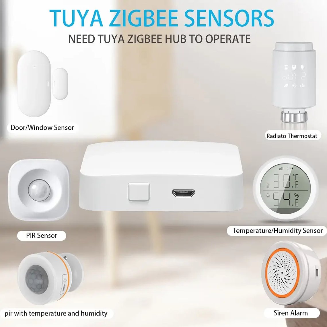 Zigbee - Sensor Movimiento PIR - Tuya Smart Life 3