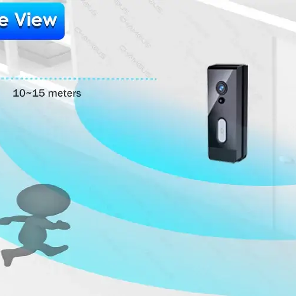 1080P 1080P de la vida inteligente WiFi Timbre intercomunicador de Video  Cámara con cable resistente al agua Timbre inalámbrico Alexa Tuya  Campanilla timbre - China Timbre de Puerta, timbre