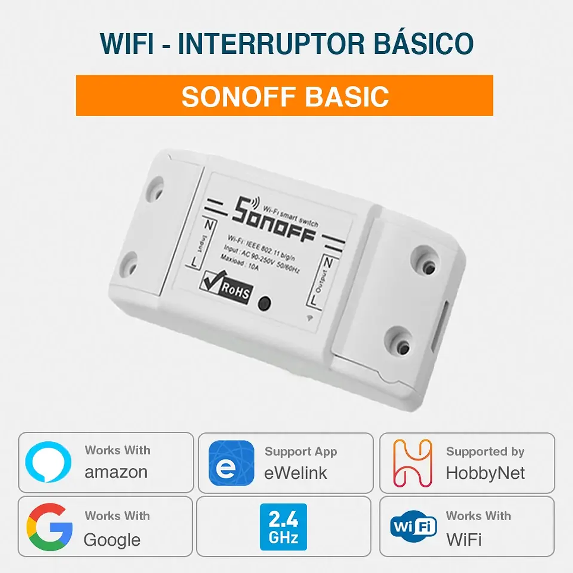 WiFi - Sonoff Basic - Interruptor Inteligente  1