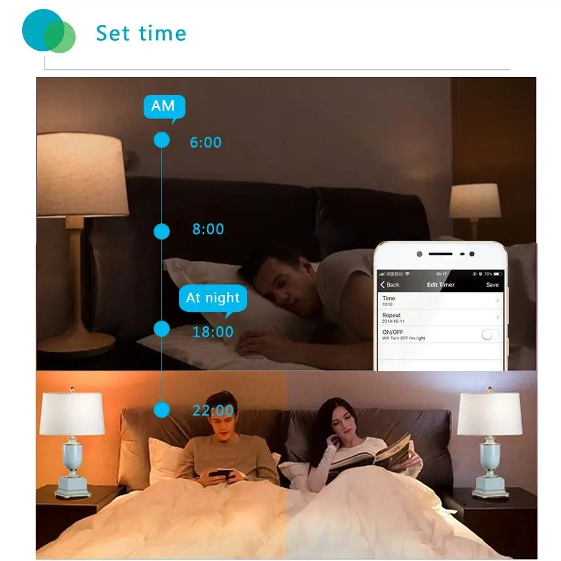 WiFi - Bombillo Led Inteligente 15W RGBW - Tuya Smart Life 6