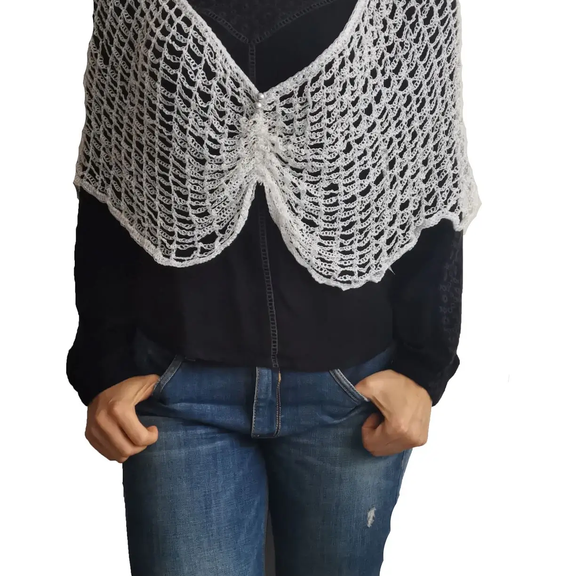 Chal Terlenca - Tejido a Mano Calado 8