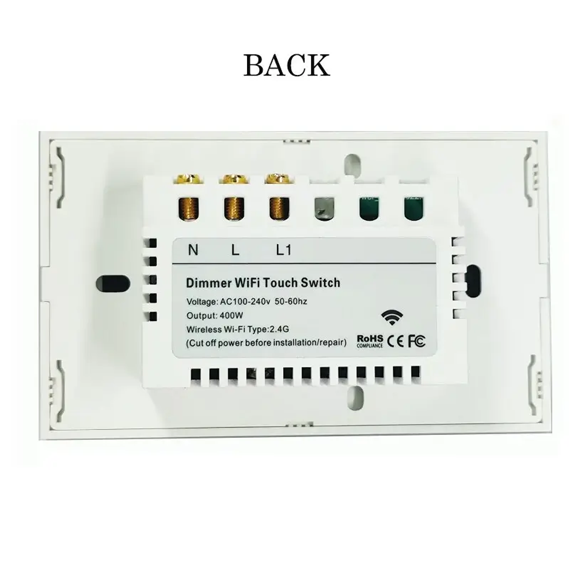 WiFi - Dimmer Interruptor Táctil Dimerizable - Tuya Smart Life 6