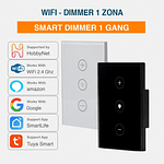 WiFi - Dimmer Interruptor Táctil Dimerizable - Tuya Smart Life